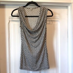 HALOGEN Geometric Print Top